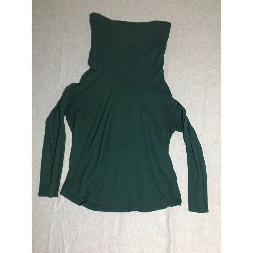 Womens Apt 9 Turtleneck Sweater Size XXL Dark Emerald Green Casual Winter Warm